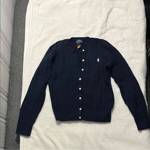 Polo Ralph Lauren Navy Cable Knit Sweater